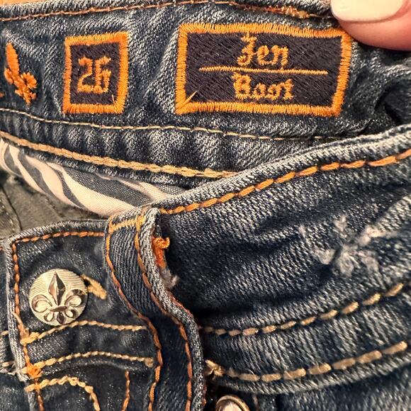 Rock Revival Women's Blue Jen Boot Bootcut Jeans Size 26 - Picture 7 of 8